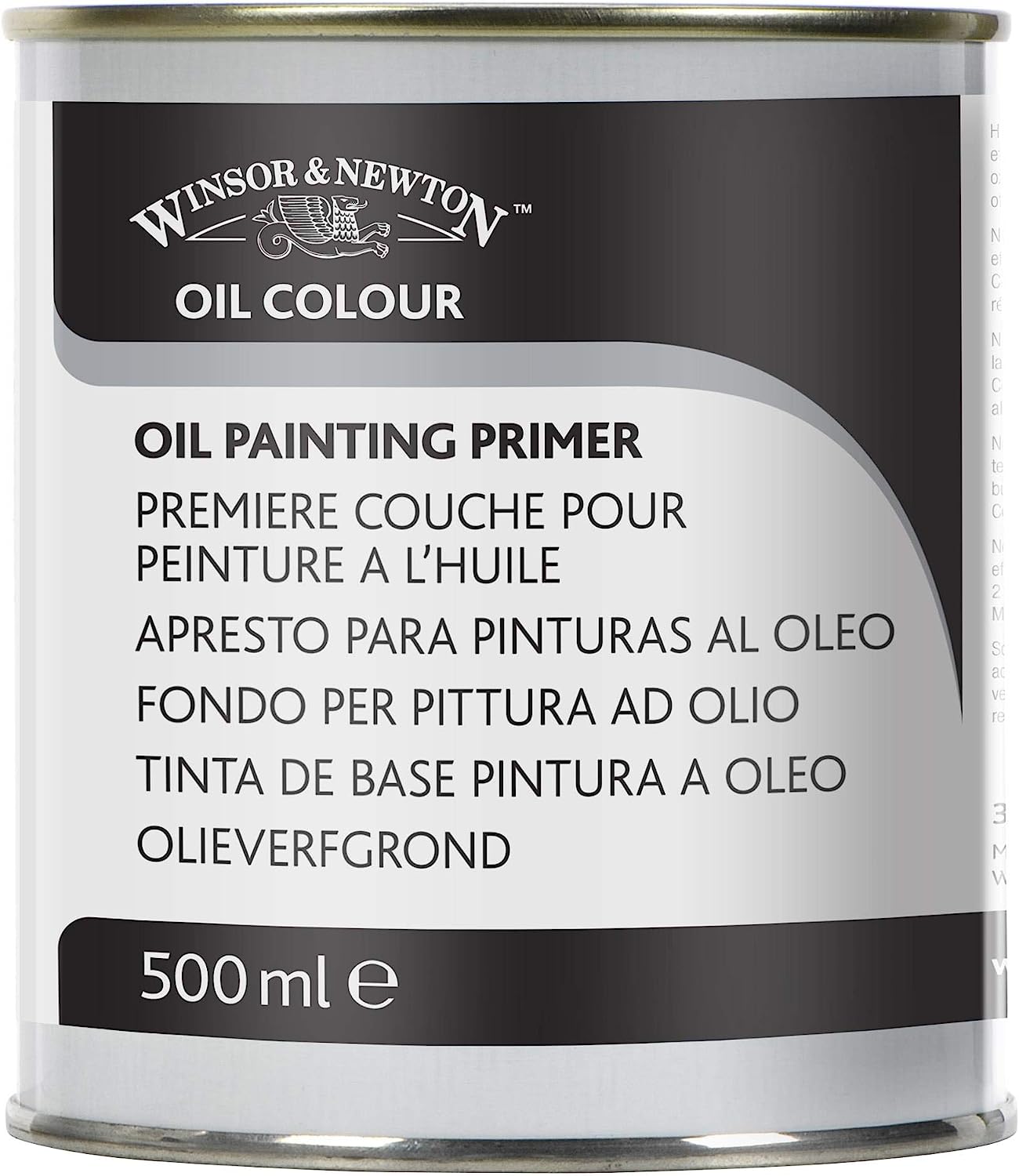 230816082653475_1 Winsor & Newton Oil Painting Primer, 16.9 Fl Oz (Pack of 1),White - Image 1